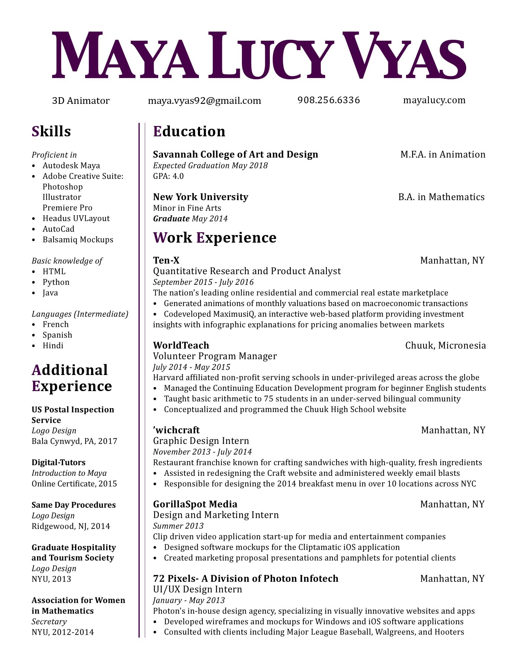 10 Can Resumes Be Double Sided Examples