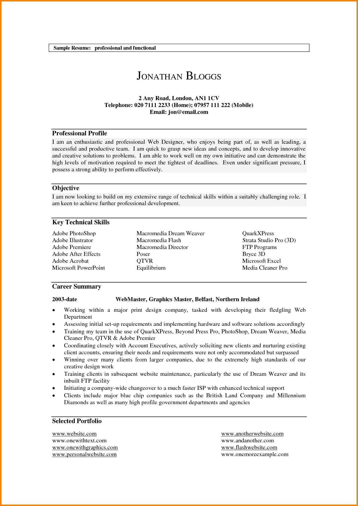 12 resume profile section examples
