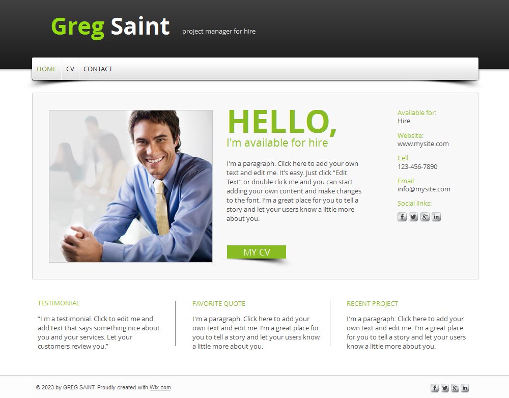 15 Best Free Online Resume/CV Website Templates and Themes