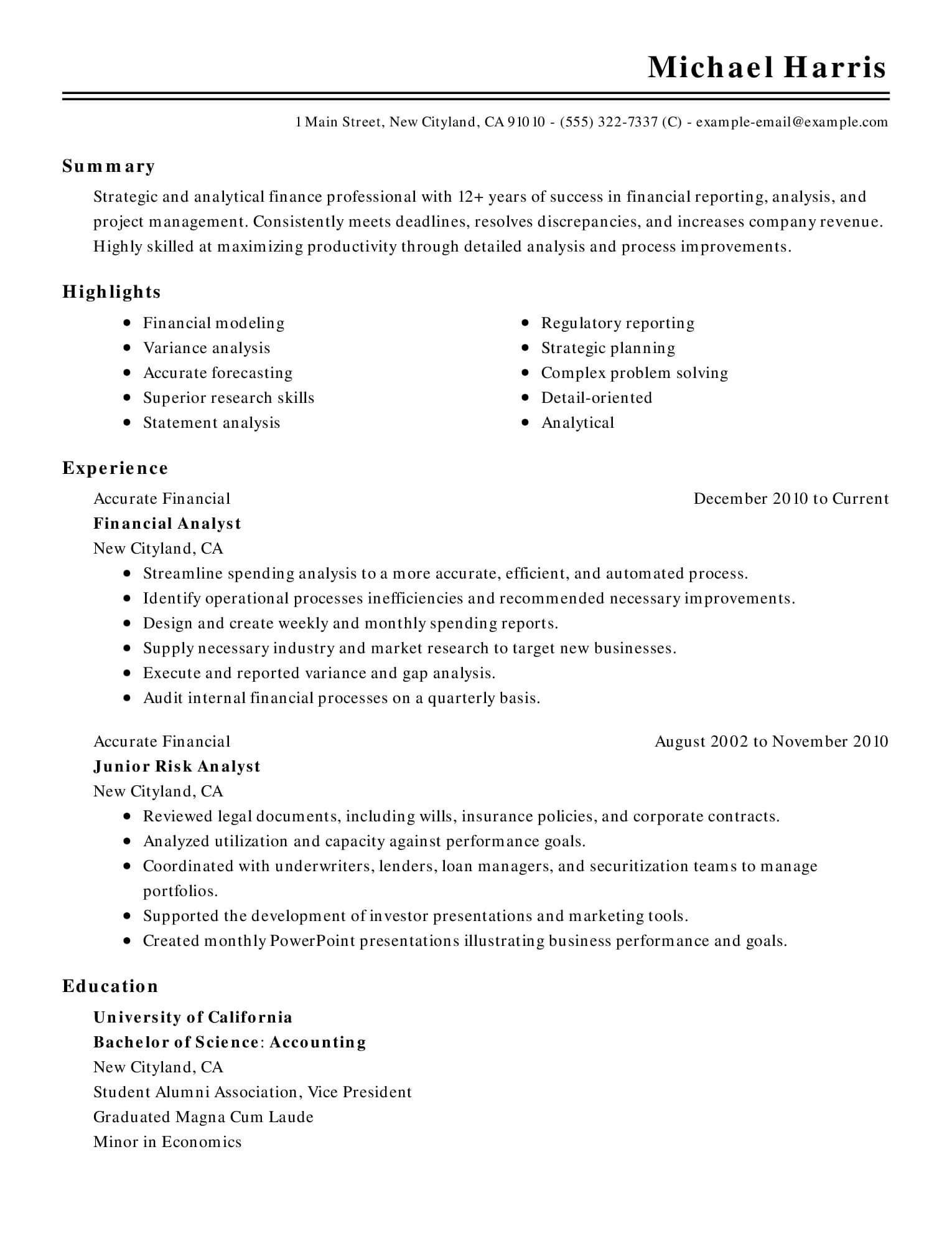 15 Of The Best Resume Templates For Microsoft Word Office ...