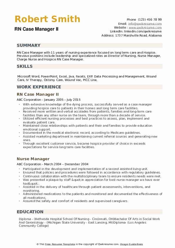 23 Case Manager Job Description Resume in 2020