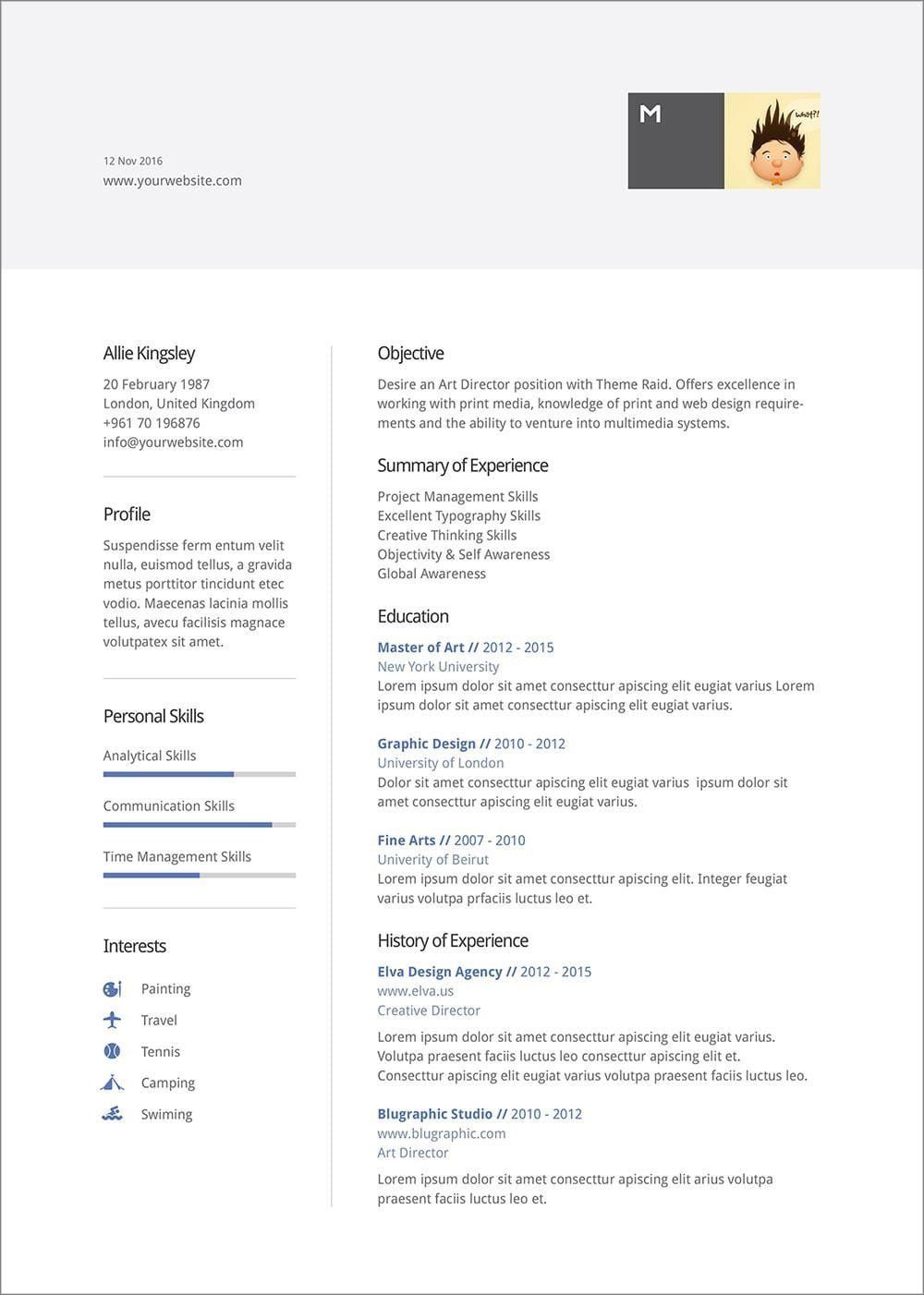 25 Resume Templates For Microsoft Word [Free Download] for ...