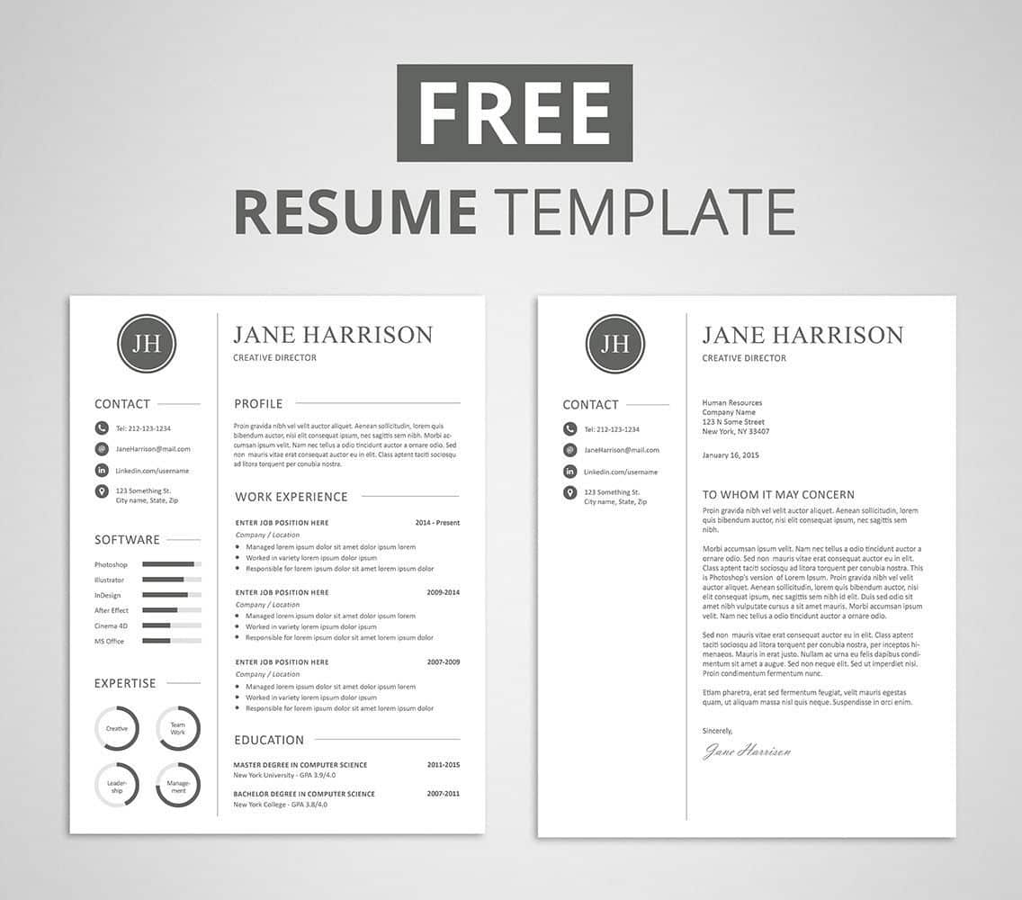 26+ Cover Letters For Resumes Free