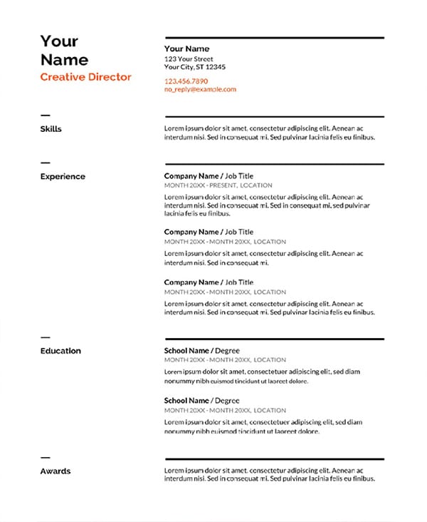 30+ Free Resume Templates in Google Docs That Will Make Your Life ...