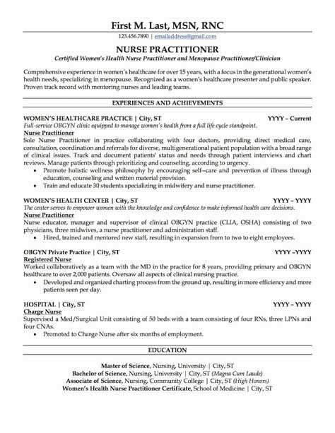 40 New Graduate Nurse Resume Examples in 2020 (With images)