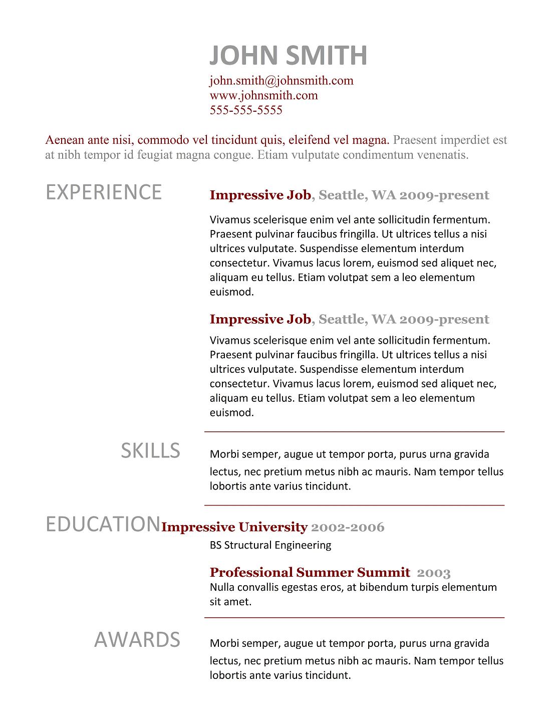 5 best examples of resume tips 2015 doc format