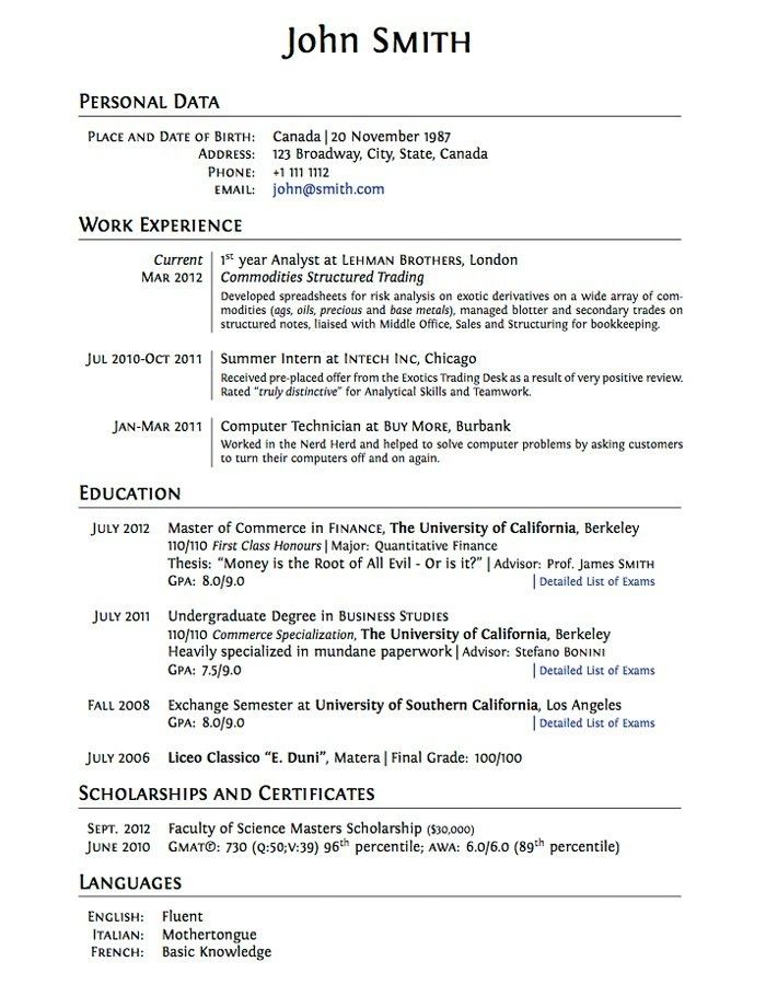 9 Resume for Teens with No Work Experience