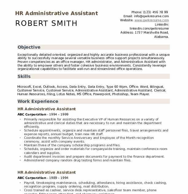 Administrative Assistant Resume Examples 2020 / How To Write The ...