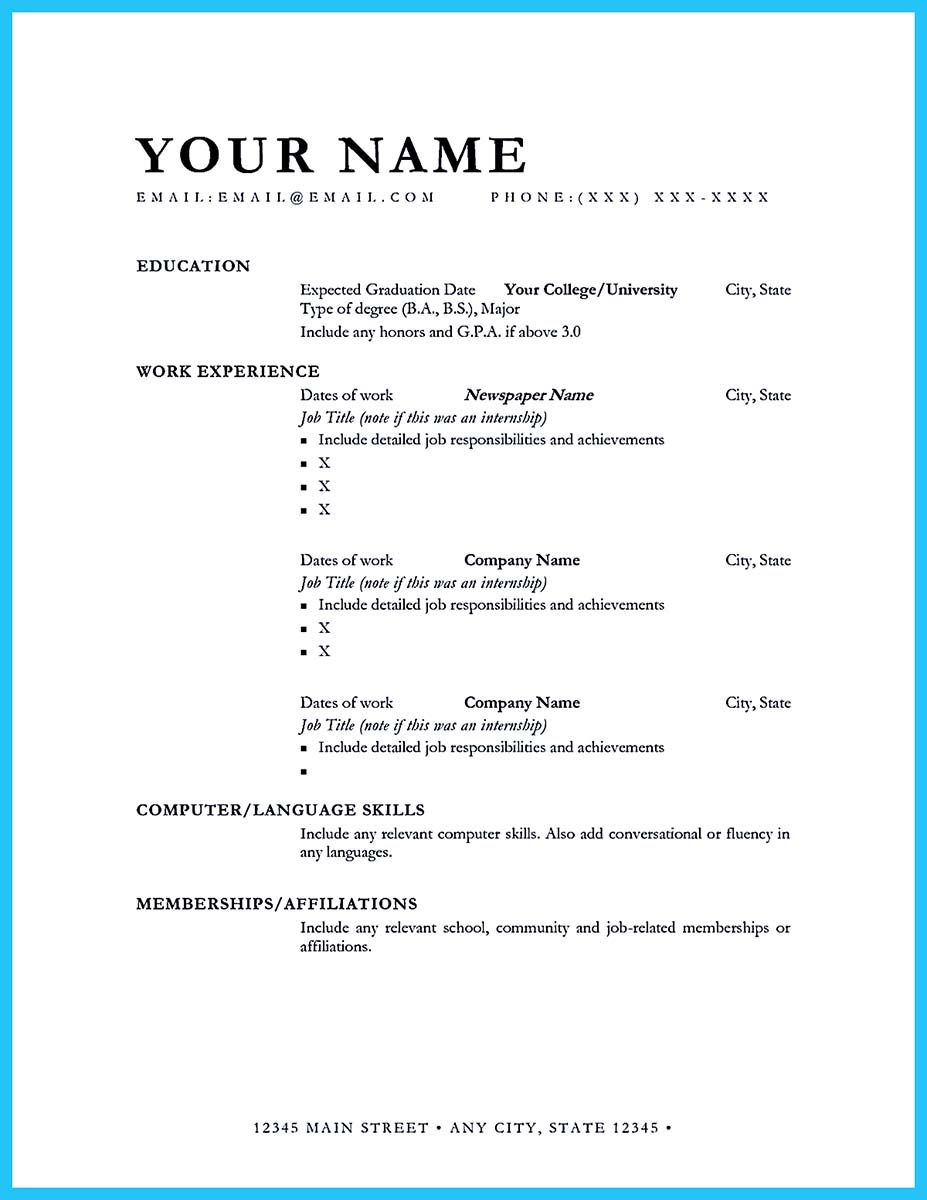 Awesome Putting Expected Graduation Date On Resume