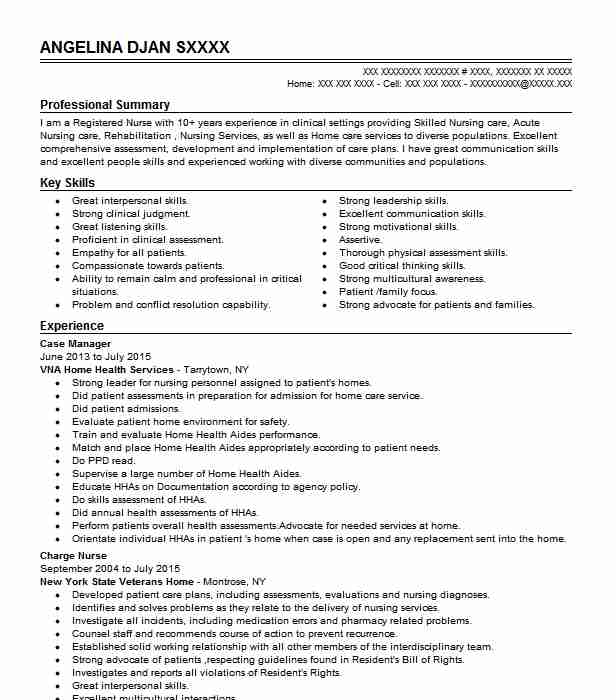 Best Case Manager Resume Example