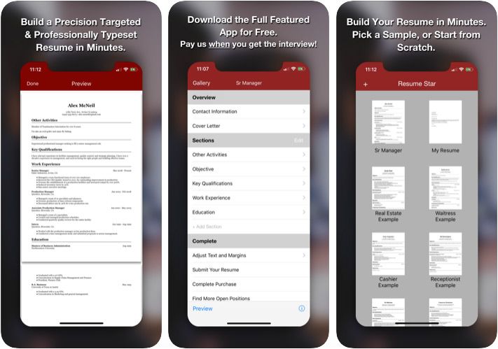 Best iPhone and Pad Apps to Create Your Résumé [2020 ...