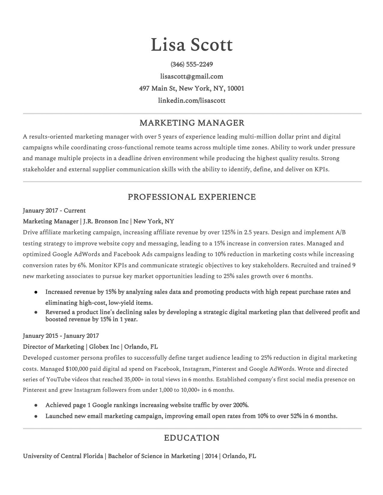 Build my resume with this template