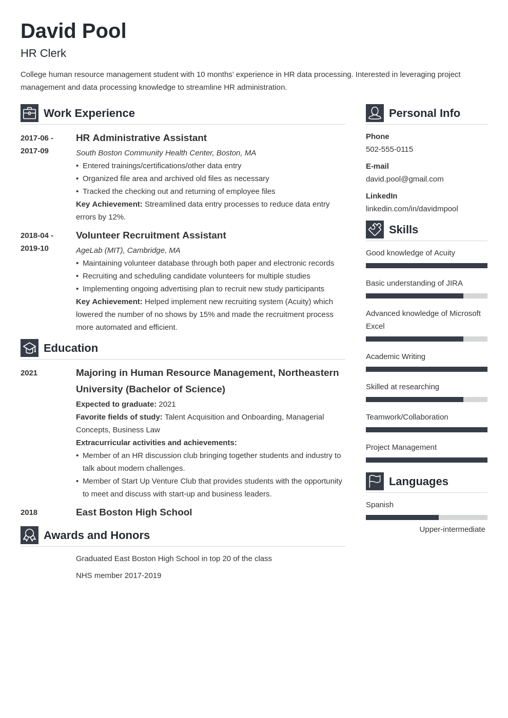 College Freshman Resume Template &  Guide [20+ Examples]