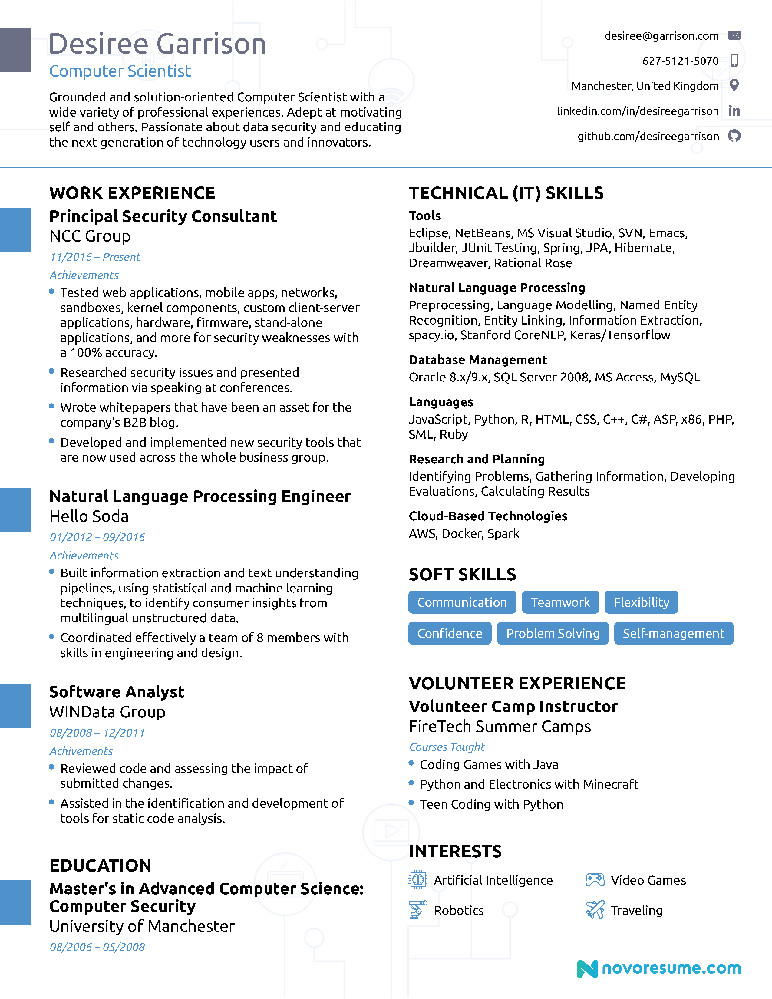 Computer Science Resume [2020]