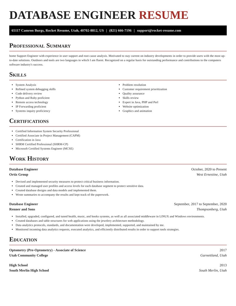Computers Software Resumes
