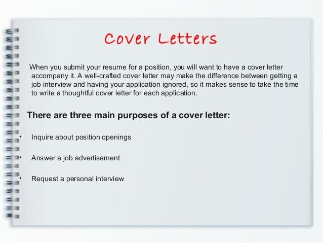 Cover letter and resume difference