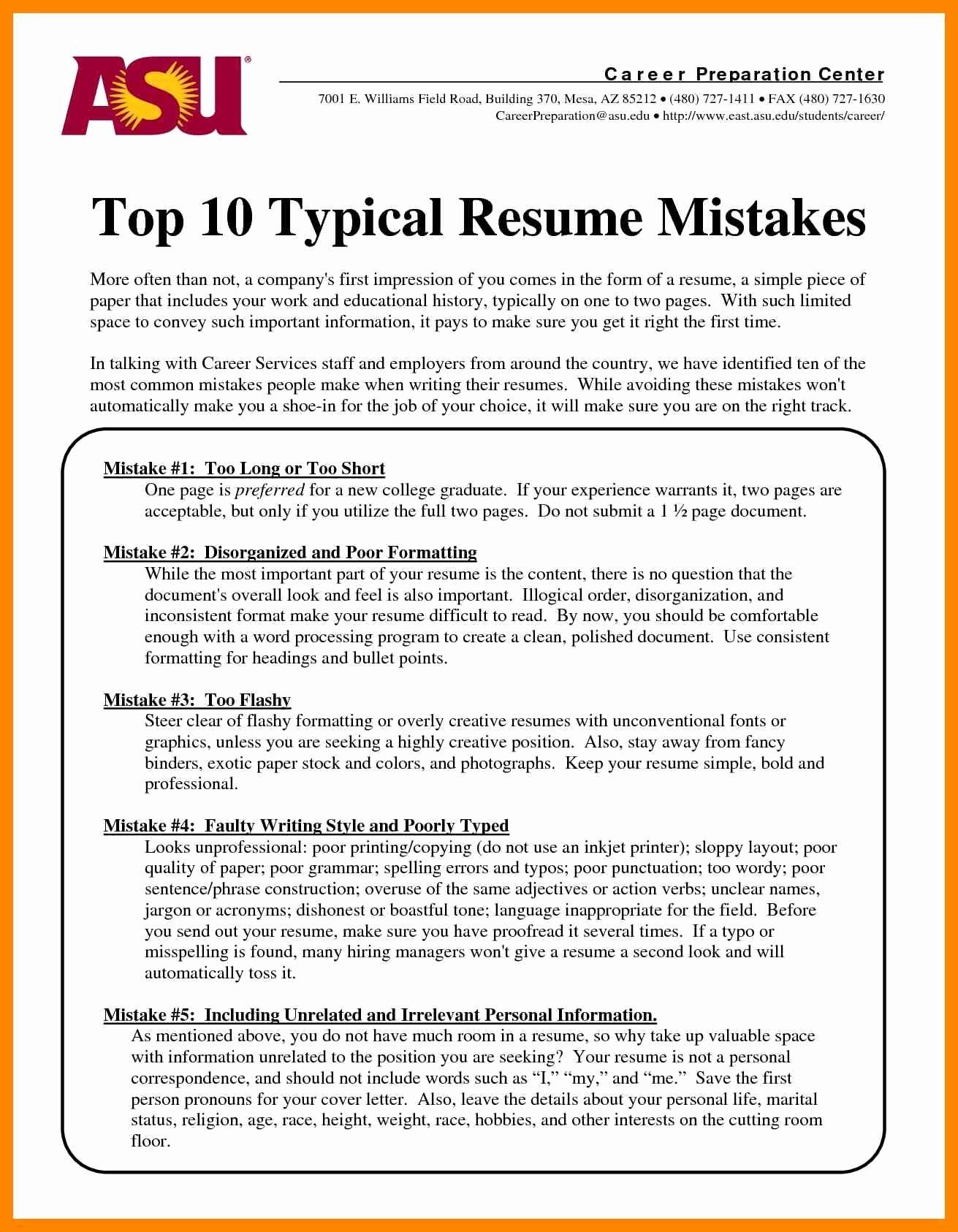Does A Resume Have to Be One Page Inspirational Resume Template Resume ...