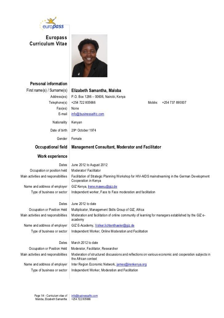 Example Resume: Exemple Cv Anglais Driving Licence