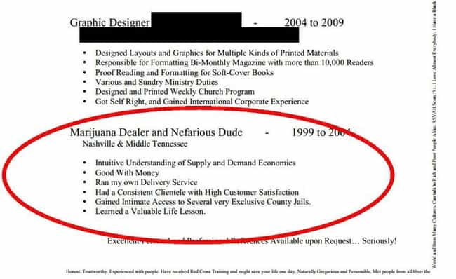 Funny Resume Fails, Mistakes