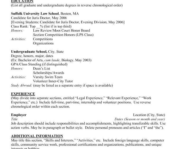 How Should Education Be Listed On Resume