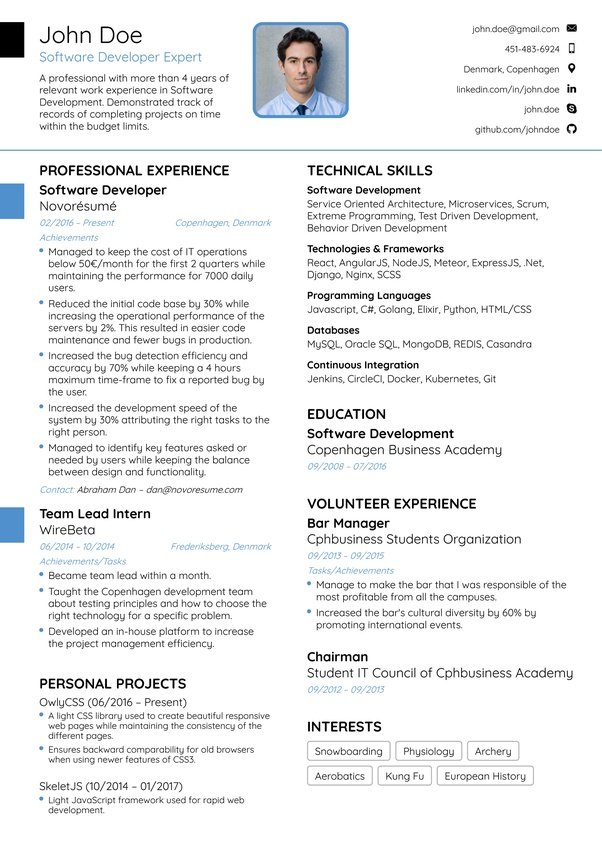 How should I list my programming skills in a resume?