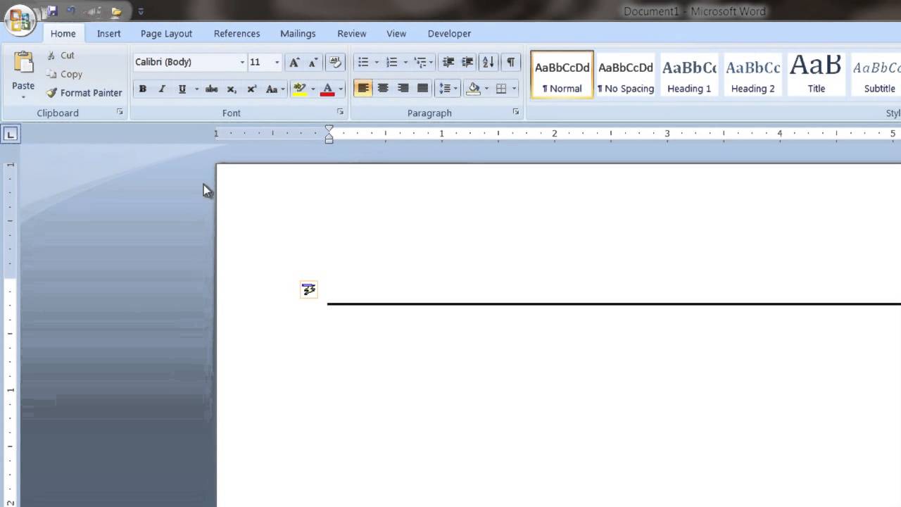 How to Create a Long Line in Microsoft Word : Tech Vice ...