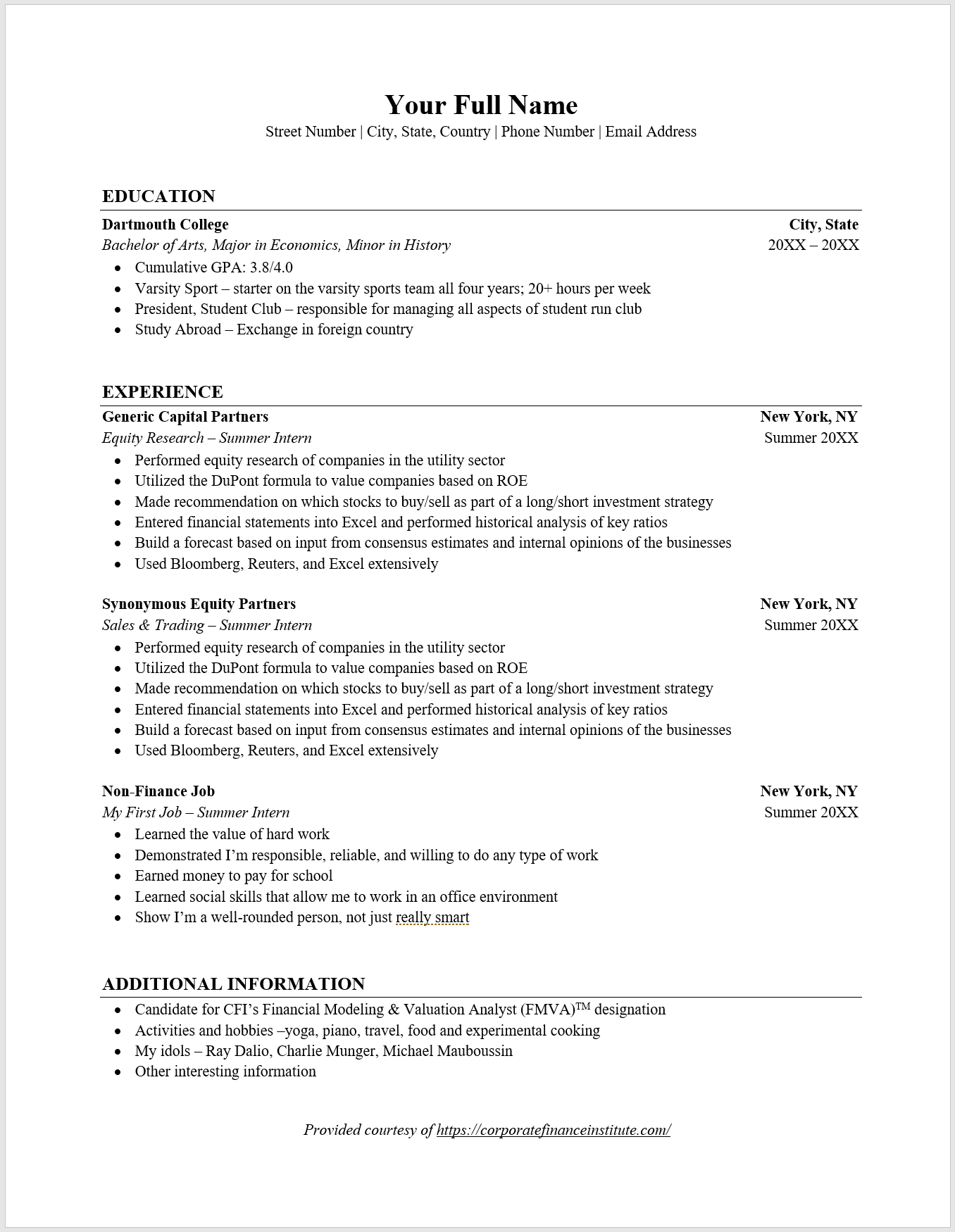 How to List Minor on Resume
