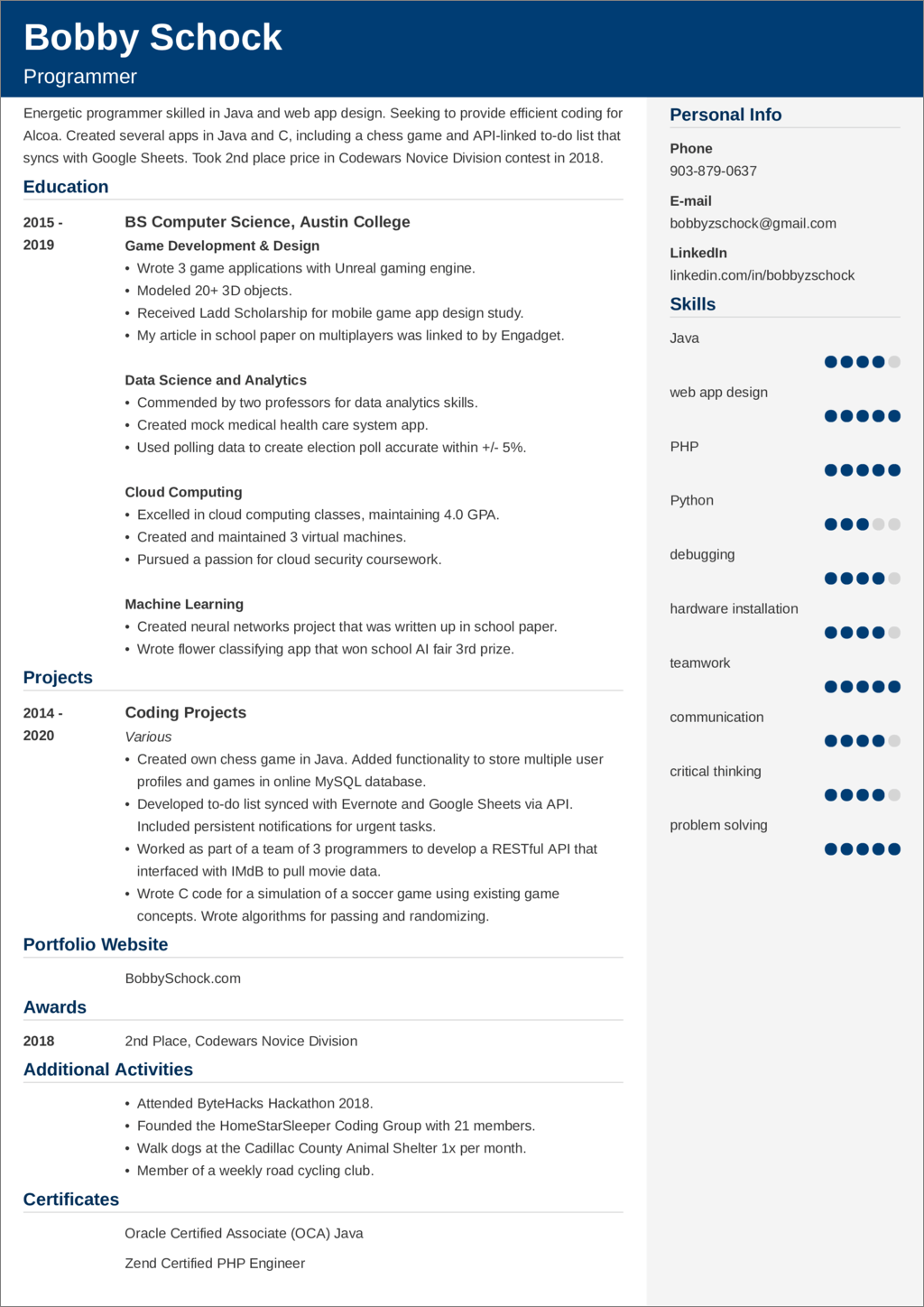 How To Make A Resume For Job With No Experience
