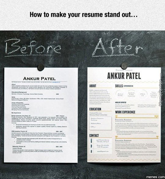 How To Make Your Resume Stand Out by pesh2000