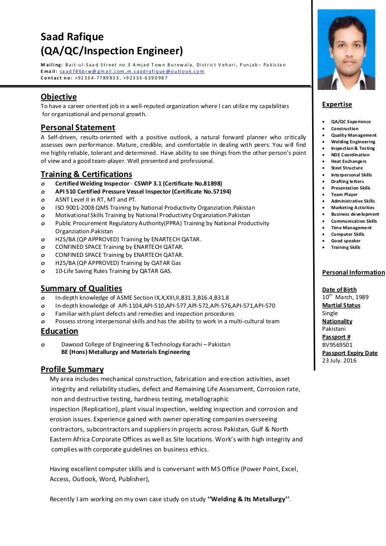 How To Organize A Resume Chronological
