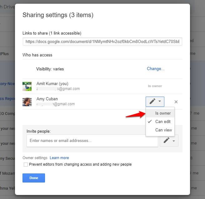 How to Transfer all Google Drive Files to Another Account