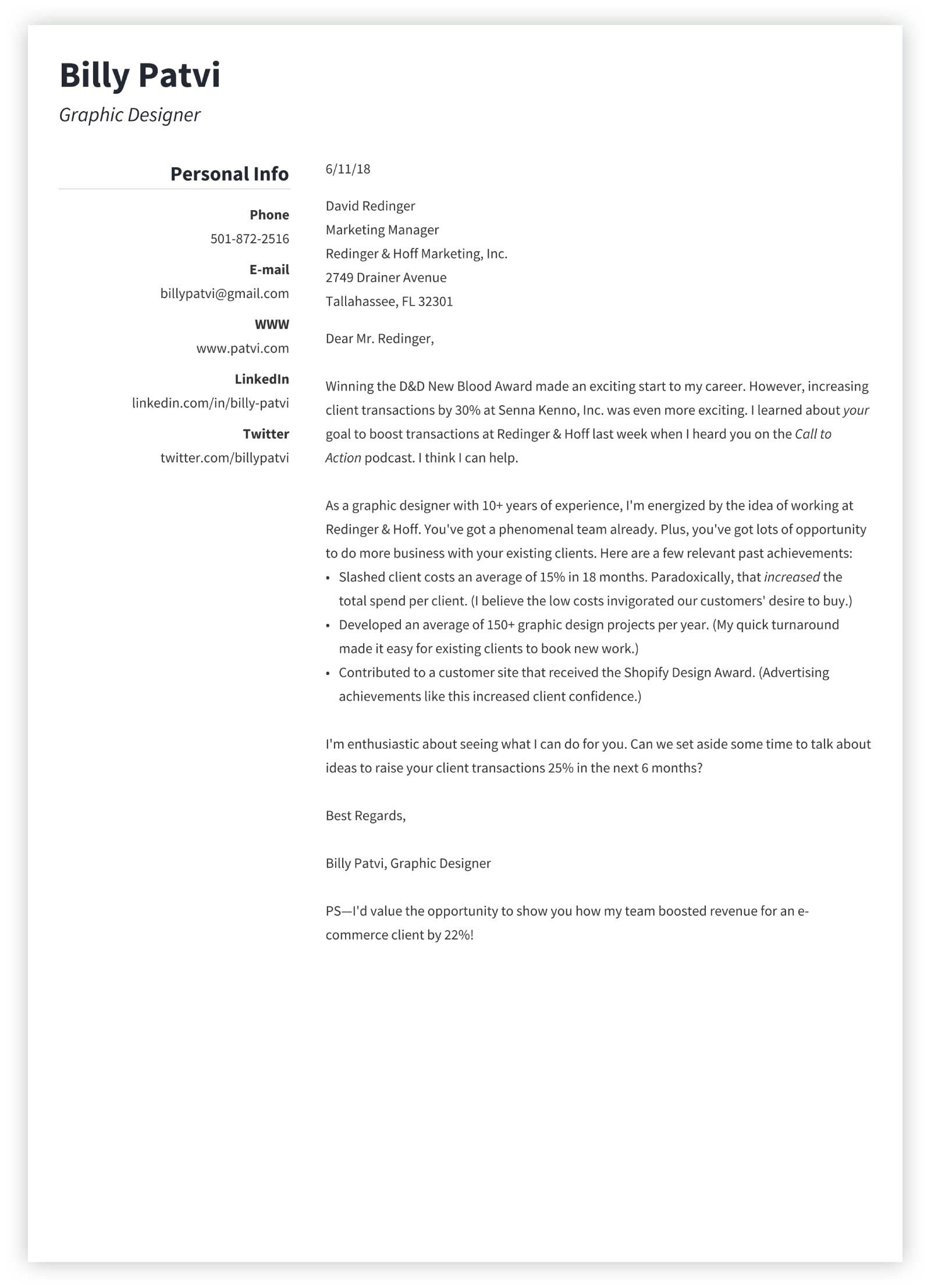 How to Write a Cover Letter: 10+ Examples, Tips ...