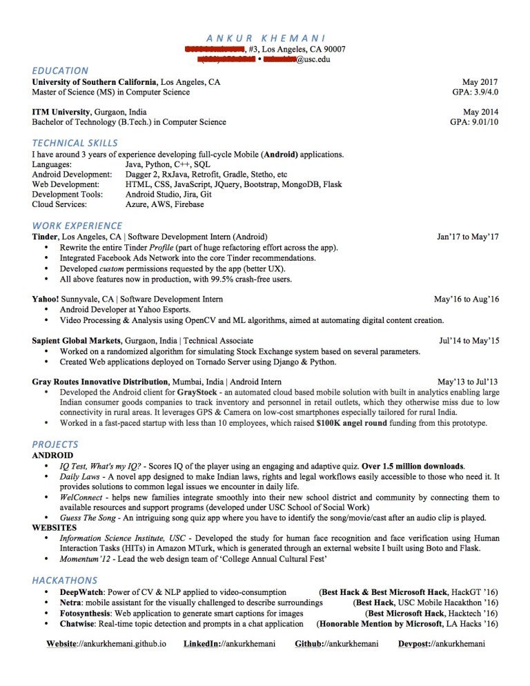 How To Write A Killer Software Engineer Resume + Sample ...