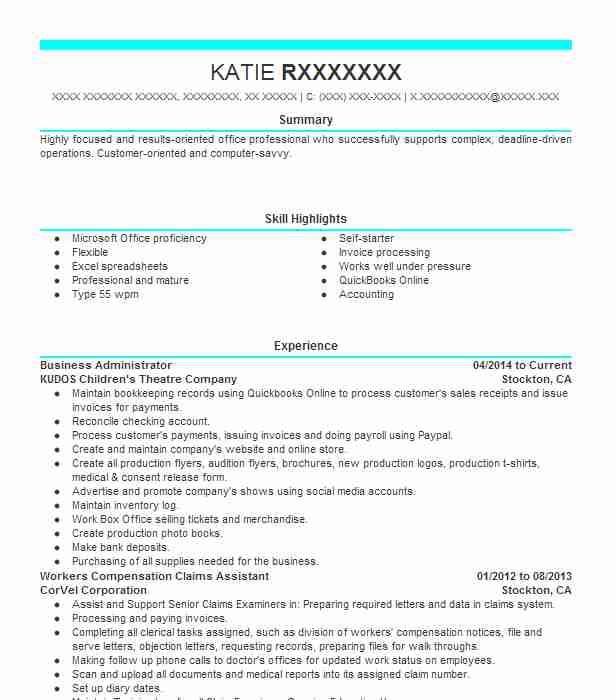Masters Of Business Administration On Resume