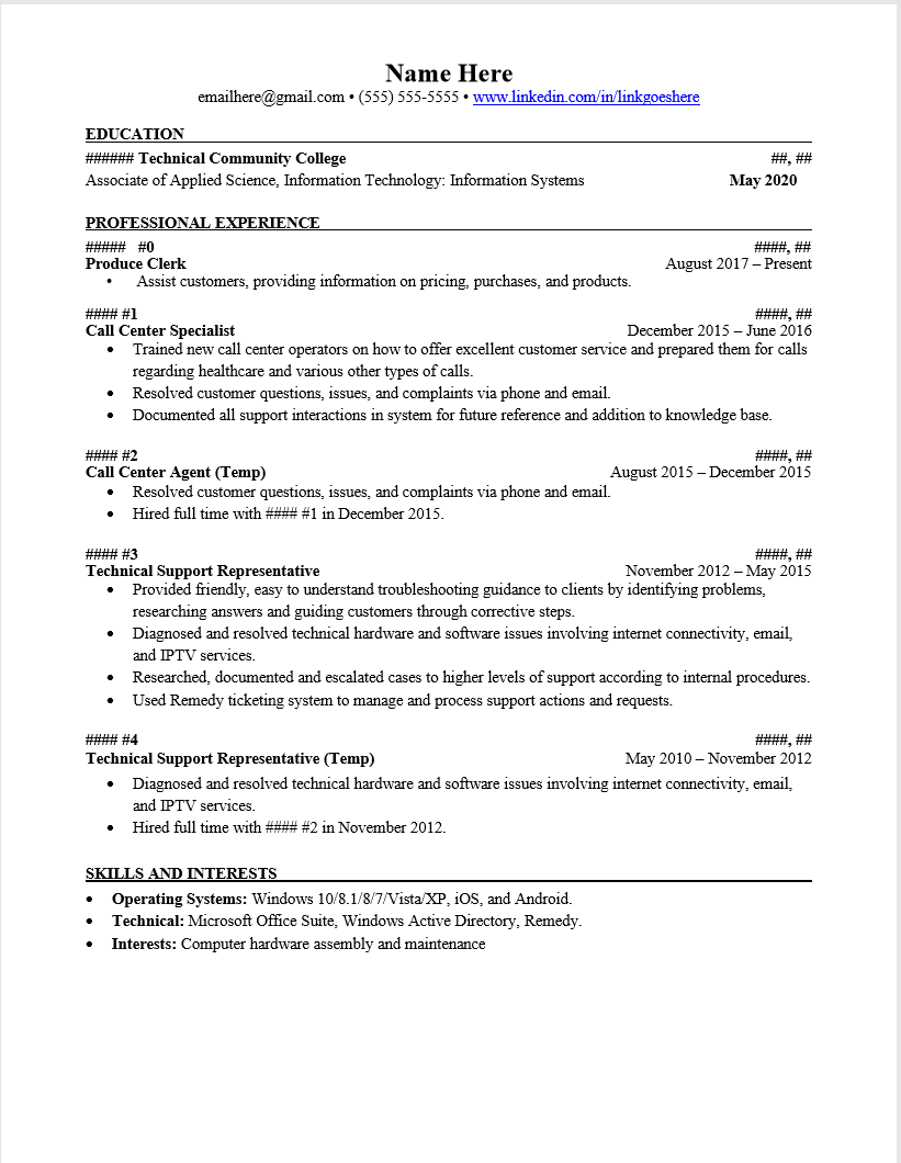 Need help spicing up my resume please! Trying to get an ...