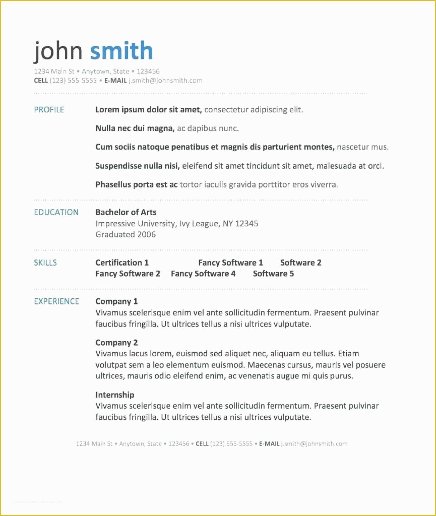 Resume Builder Template Free Microsoft Word Of Resume and Template 59 ...