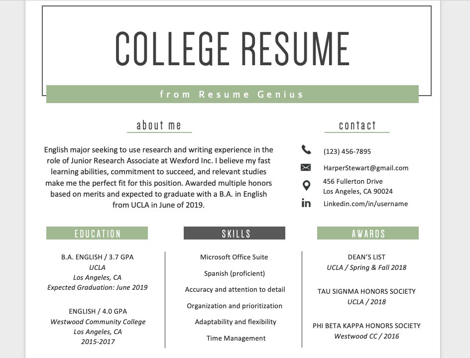 Resume Education Section Writing Guide