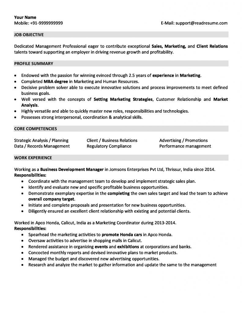 Resume Examples 2 Years Experience #examples #experience # ...