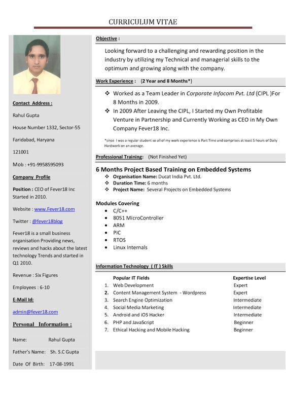 Resume Examples 2018 provides resume templates and resume ideas to help ...