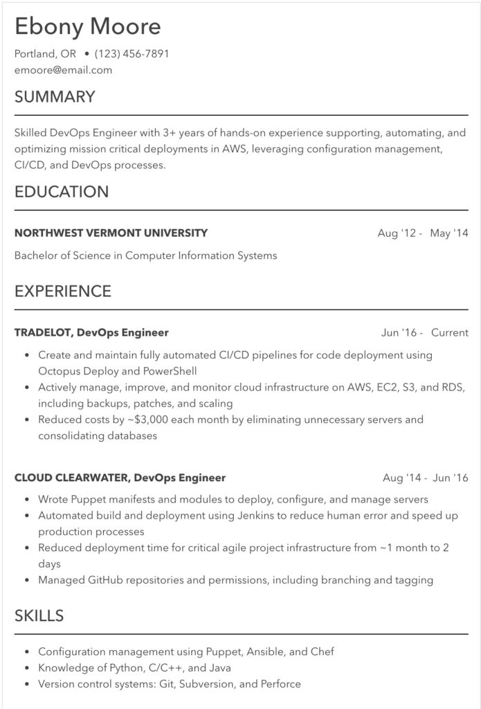Resume Examples and Sample Resumes for 2019