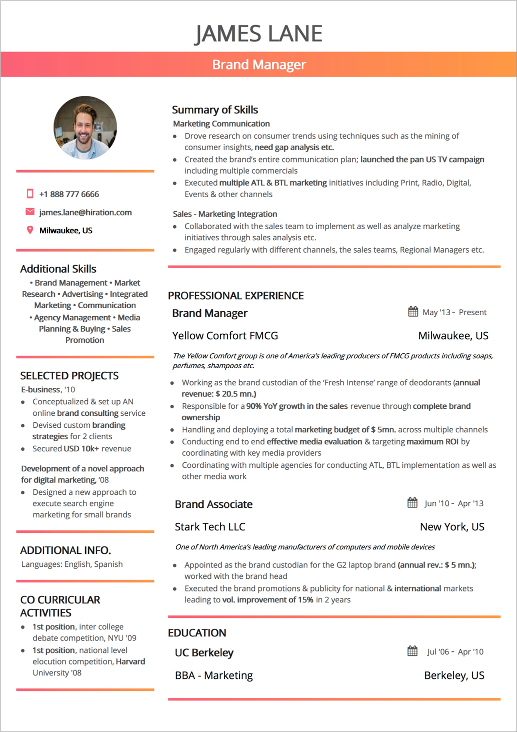 Resume Format 2021 Guide with Examples
