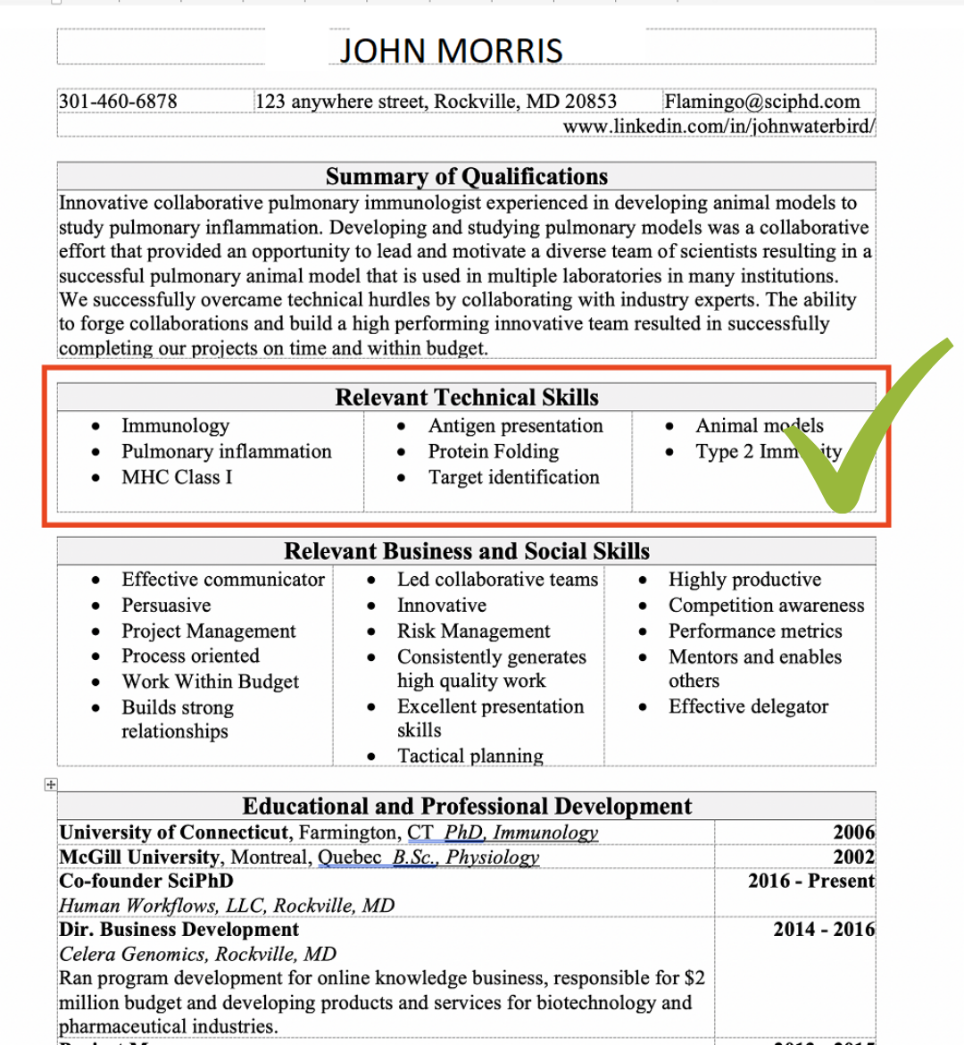 Resume Skills List of (400+) Making Stand out resume
