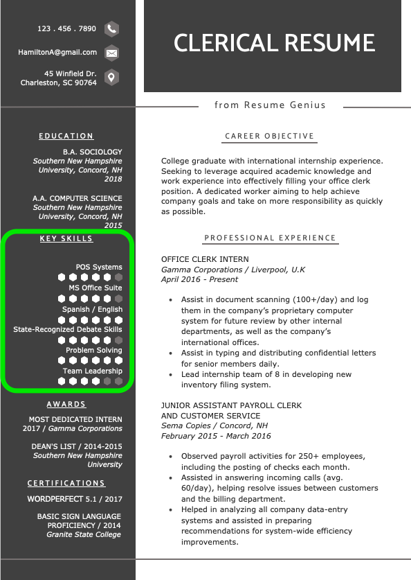 Resume Skills Section: How to List Skills on Your Resume ...
