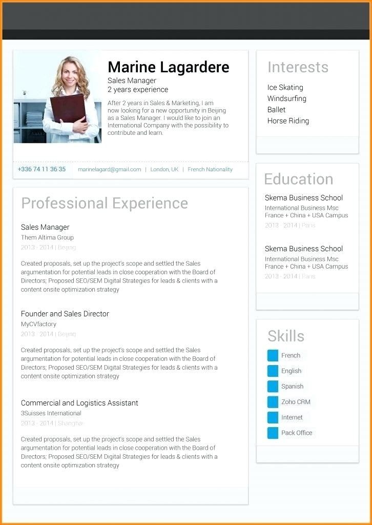 Resume Template Linkedin Cv Format / Resume