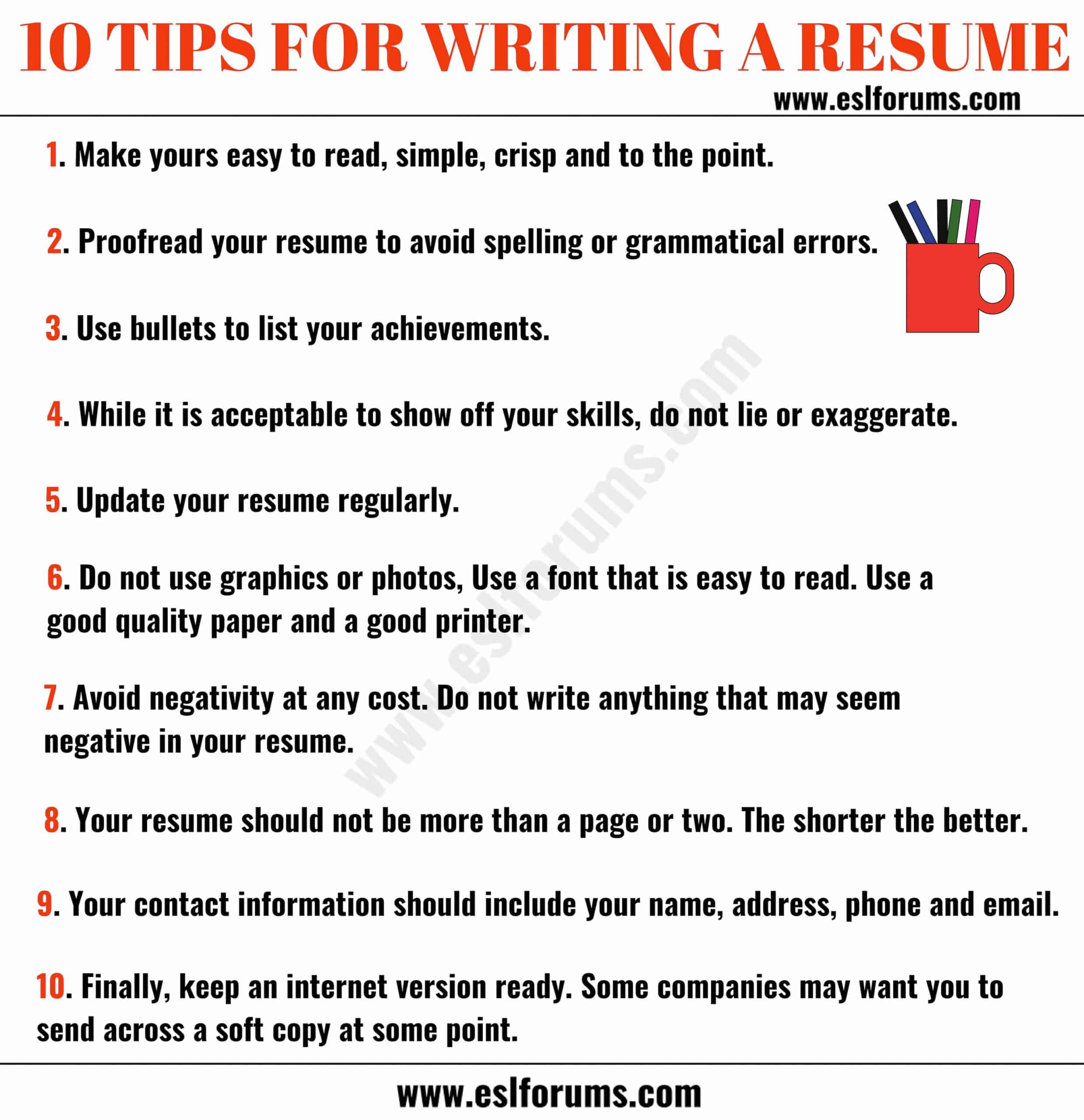 Resume Tips: How to Write a Professional Resume