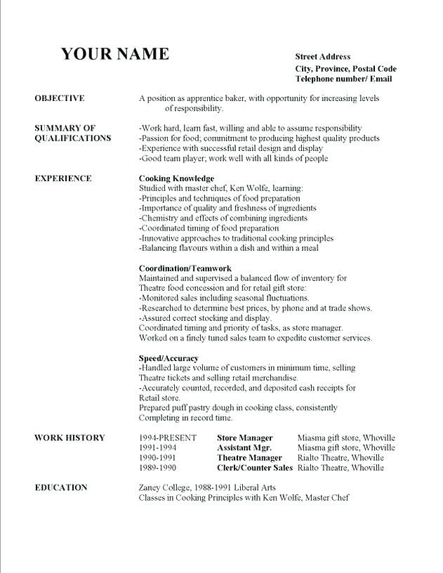 Sample Resume For 12Th Pass Student : Resume Format For 12 ...