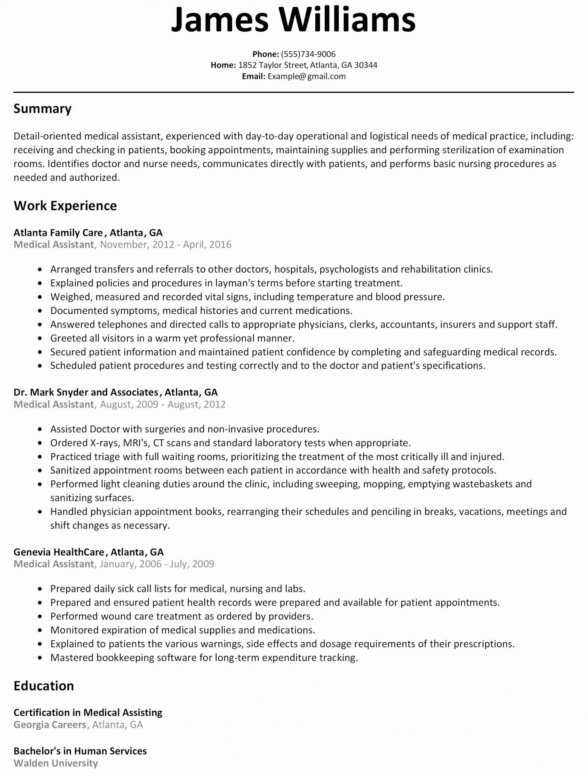 Sample Resume Summary For High School Student