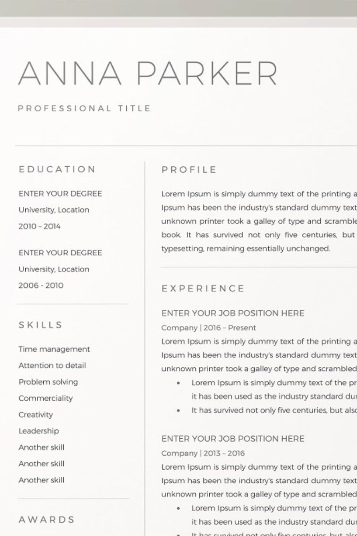 Should My Resume Be One Page Or Two