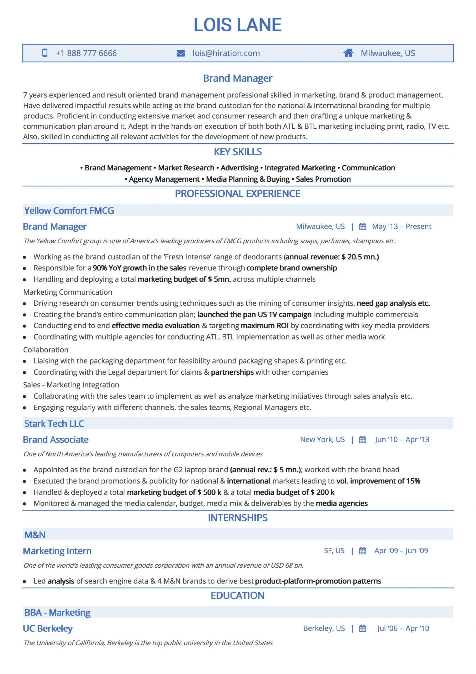 Simple Resume Template: The 2020 List of 7 Simple Resume Templates
