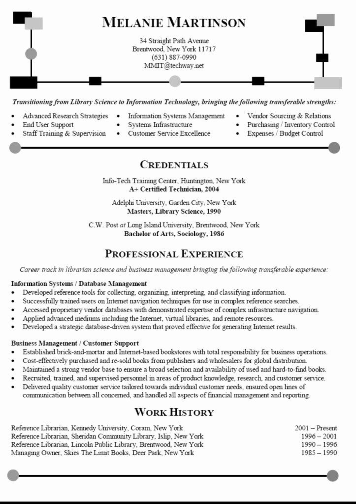 Teacher Career Change Resume Example Unique Great Career Change Resume ...